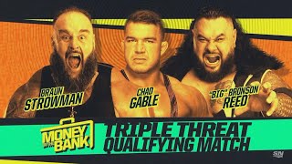 Strowman vs Gable vs Reed  Mens MITB Triple Threat Qualifying Match 22 Raw Jun 24 2024 [upl. by Slade893]