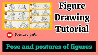 Pattachitra figure history Pattachitra drawing easy [upl. by Zanas915]