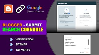 🛠️How To Submit Blogger Website In Google Search Console  Google Search Console Setup 2024 [upl. by Gittle]