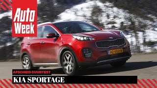 Kia Sportage  Afscheid Duurtest [upl. by Annerb322]