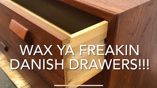 The Flipping Idiot vs Waxing Danish Dresser Drawers [upl. by Wicks]