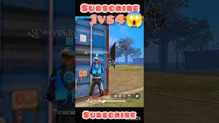 FREE FIRE 1VS4 CLUCH freefire shorts viral trending [upl. by Llenod]