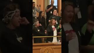 HAKA DANCE in parliament hanainparliament hanawithhaka newzealandhaka maoriParty [upl. by Nnylimaj]