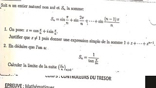 1 Concours contrôleurs du Trésor trésor concours controleurbaccalauréat complexes [upl. by Annavoj41]