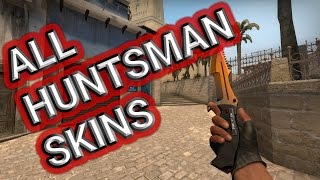 CSGO Huntsman Knife  ALL Skins Showcase [upl. by Hanford639]