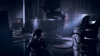 Star Wars Battlefront ll  The Storm Walk Through Vardos Sequence Iden Dialogue Civilians PS4 [upl. by Cherise]