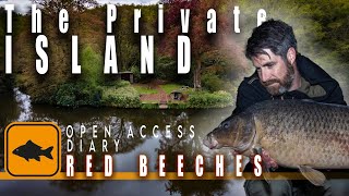 Carp Fishing From a Private Island Open Access Diaries Red Beeches Fishery Episode 5  Simon Dew [upl. by Aicirtam]