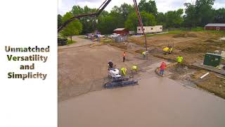 Somero S940 Laser Screed During Pour [upl. by Heydon]