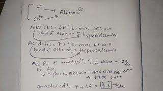 How to find corrected calcium value [upl. by Ronal]