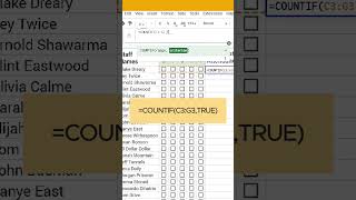 Excel лайфхаки  Как в эксель работать с чек боксами эксель excel excelformula лайфхак ексель [upl. by Nek805]