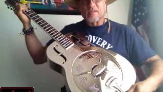 Aiersi brand 38 Inch Style O Brass Body Resonator Guitar A38BCH [upl. by Eked722]