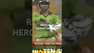 UNBELIEVABLE CHASE quot109quotMASTER CLASS by RAZZAQ vs SOUTH AFRICA pakistancricket steyn hit [upl. by Gran]