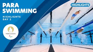 🏊 Para Swimming  Highlights  Day 2  Paris 2024 Paralympic Games [upl. by Messab]