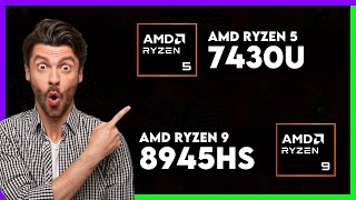 AMD Ryzen 5 7430U vs AMD Ryzen 9 8945HS Comparison [upl. by Laup]