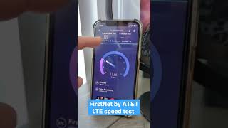 FirstNet Speed Test  FirstNet by ATampT 4G LTE [upl. by Attenahs88]