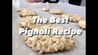 The Best Pignoli Cookie Recipe [upl. by Lightman]