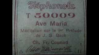 Bach  Gounod AVE MARIA als Notenrolle für Phonola  Pianola [upl. by Haimerej]