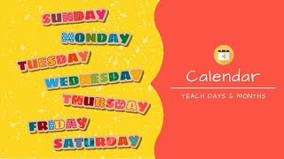 Class 3 Maths  Calendar  Teach Months and Days for Kids  CBSE [upl. by Brigit]