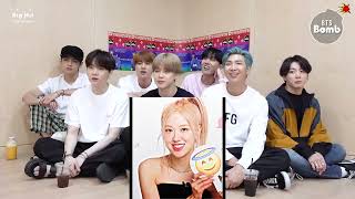 BTS REACTION TO Blackpink tiktok edits update 2023 [upl. by Kcirdez]