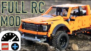 LEGO Technic Ford Raptor F150 Full RC Mod [upl. by Marte925]