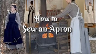 How to Make an ALMOST Zero Waste Apron [upl. by Ahsinrat]