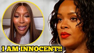 Naomi Campbell CRYING all EYES OUT over Rihanna recent SLAP on the FACE [upl. by Laurie]