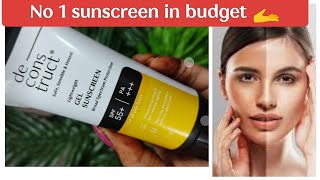 deconstruct gel sunscreen review in tamil bestsunscreenforface [upl. by Loferski]