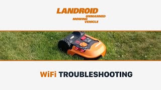 Worx Landroid WiFi Troubleshooting [upl. by Carisa]