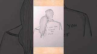 Pencil sketch of boy n girl ।।viralvideo trending shorts ytshorts [upl. by Fremont]