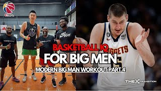 How to Teach Basketball IQ for Post Players  Big Man Workout Part 4 [upl. by Aihsrop710]