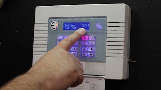 How to set and unset a Pyronix Enforcer Wireless Alarm System [upl. by Nodroj]