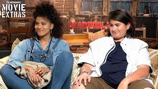 DEADPOOL 2  Julian Dennison amp Zazie Beetz talk about the movie BluRayDVD 2018 [upl. by Solrac]