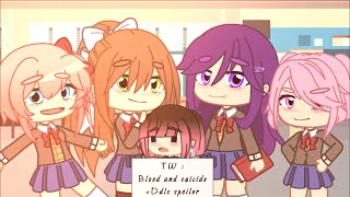 Egoist Meme  DokiDokiLiteratureClub warning blood  suicide  GachaClub [upl. by Muiram]