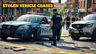 Craziest Ways Stolen Vehicle Chases Stopped [upl. by Ecyle]