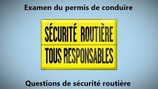 Examen permis de conduire 2024 Questions sécurité routière nouvelle réforme vérifications [upl. by Hsirt]