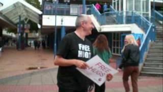 Free Hugs Burnley 2011  International Hugs Week [upl. by Eseyt589]