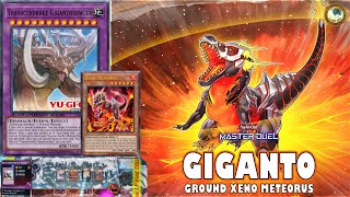 Transcendosaurus Ground Xeno Season 27  Meteorus Gigantozowler Dino YuGiOh MASTER DUEL [upl. by Inneg]