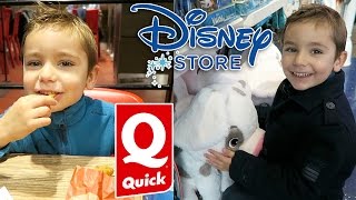 VLOG  Shopping sur les ChampsÉlysées  Fnac Disney Store et Quick [upl. by Brewster]