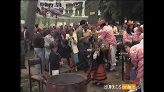 Fiestas Burgos 1982 Curpillos y peñas en El Parral  BurgosOnlineTV [upl. by Jazmin]