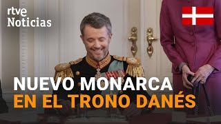 FEDERICO X se CONVIERTE en REY de DINAMARCA tras la ABDICACIÓN de MARGARITA II  RTVE Noticias [upl. by Oliy]