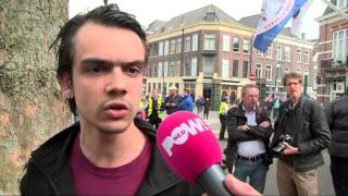 PowNews 7 april 2014 Pro en antiWildersdemonstratie in Nijmegen [upl. by Riordan]