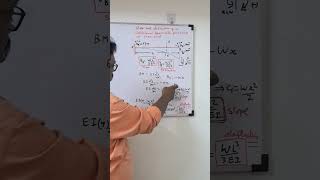 Trick to Remember  slope amp deflection formulas in english  Simply supported Point load at center [upl. by Chuch]