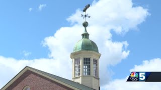 Weathervane stolen from WRJ train station 40 years ago returned [upl. by Kirbie]