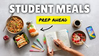 Easy STUDENT recipes MEAL PREP friendly 🍱 [upl. by Otrevogir]