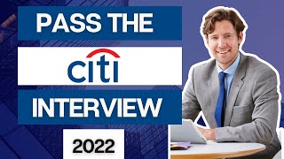 2022 Pass the Citi Interview  Citi Video Interview [upl. by Noval]