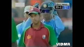 WAVELL HINDS amp RAMNARESH SARWAAN 116 RUNS PARTNERSHIP VS INDIA  VIJAYAWADA IN 2002 [upl. by Nnaeirelav]