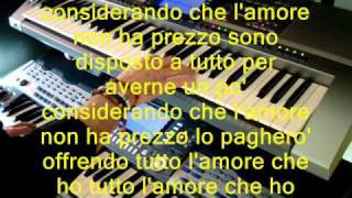 TUTTO LAMORE CHE HO  Karaoke   Jovanotti Bassotuba53 [upl. by Calan]