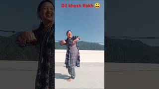 Dil khush Rakh Mitra punjabisong dance short [upl. by Monique]