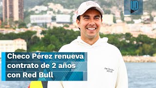 ¡BOMBAZO Checo Pérez renueva contrato de 2 años con Red Bull [upl. by Evets638]