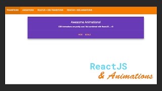 ReactJS amp CSS Animations Basics  1 CSS Transition Basics [upl. by Allemac]